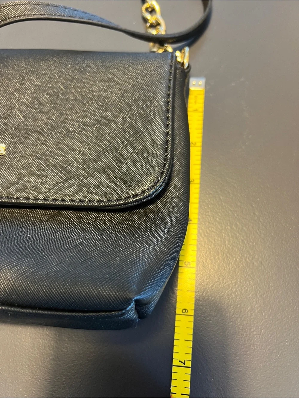 Michael Kors Jet Set Small Saffiano Pouchette with Gold Logo